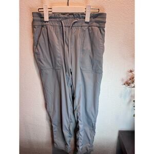 EUC Lululemon Beyond the Studio Crop Pants Grey‎ Size 6